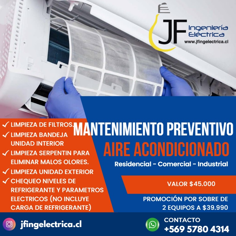 Promoción Mantenimiento Aire Acondicionado